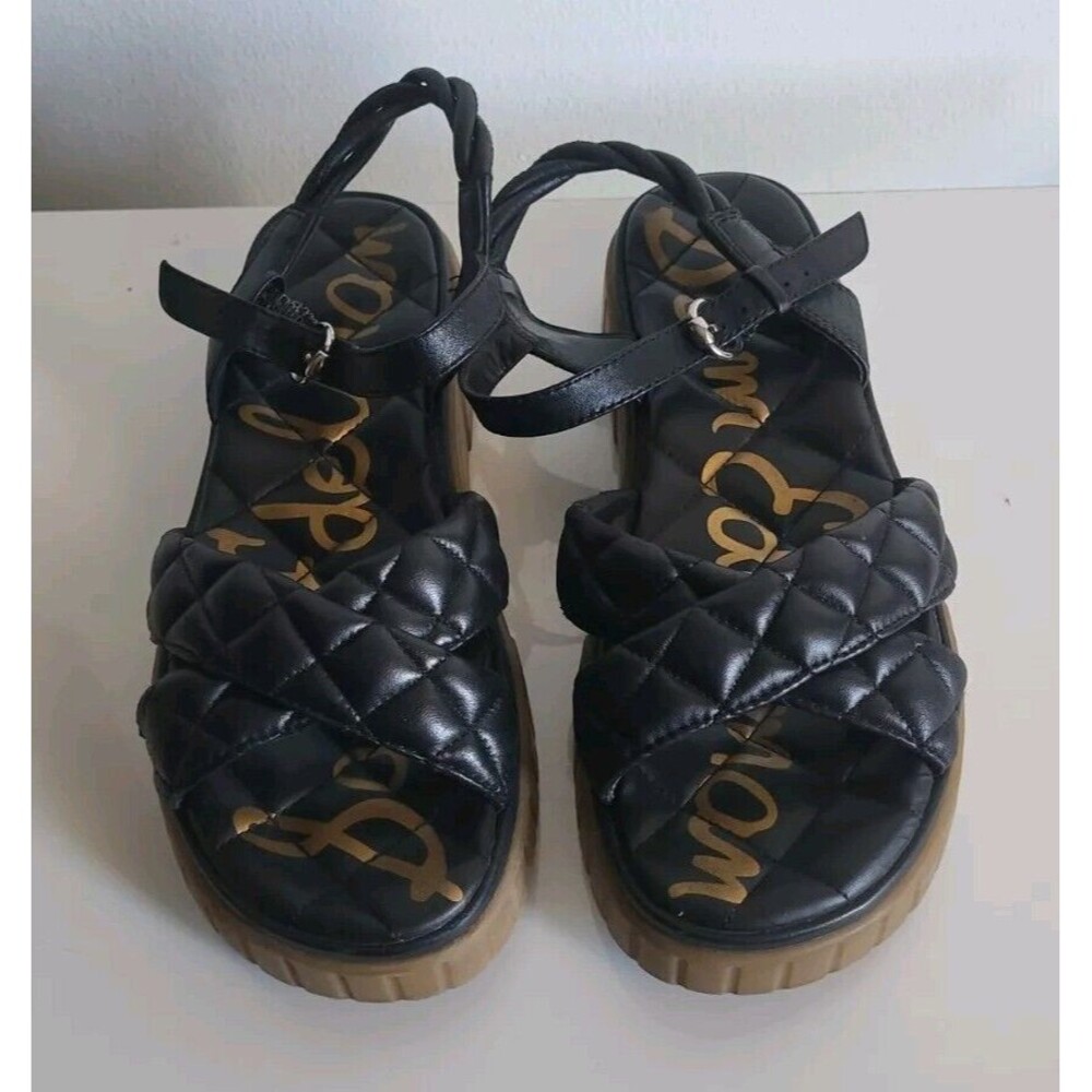 Sam Edelman Gavril Women’s Black Platform strappy Sandals Size 8